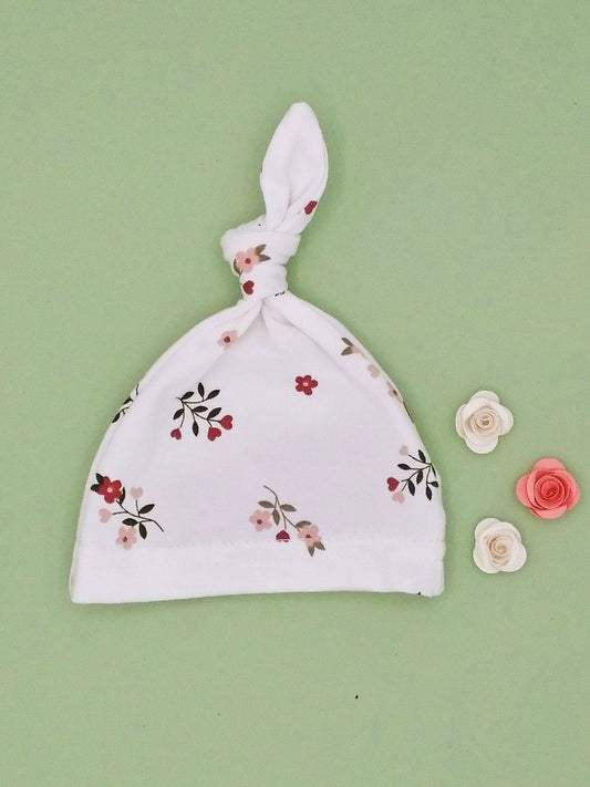 Knotted Hat, Beautiful Bloom Hat Tiny & Small