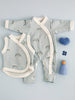 Blue Rainbows Bundle - Sleepsuit & Incubator Vest - Set - Tiny & Small