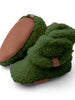 Stay-on  Sherpa Baby Boots, Spruce - Booties - Goumikids