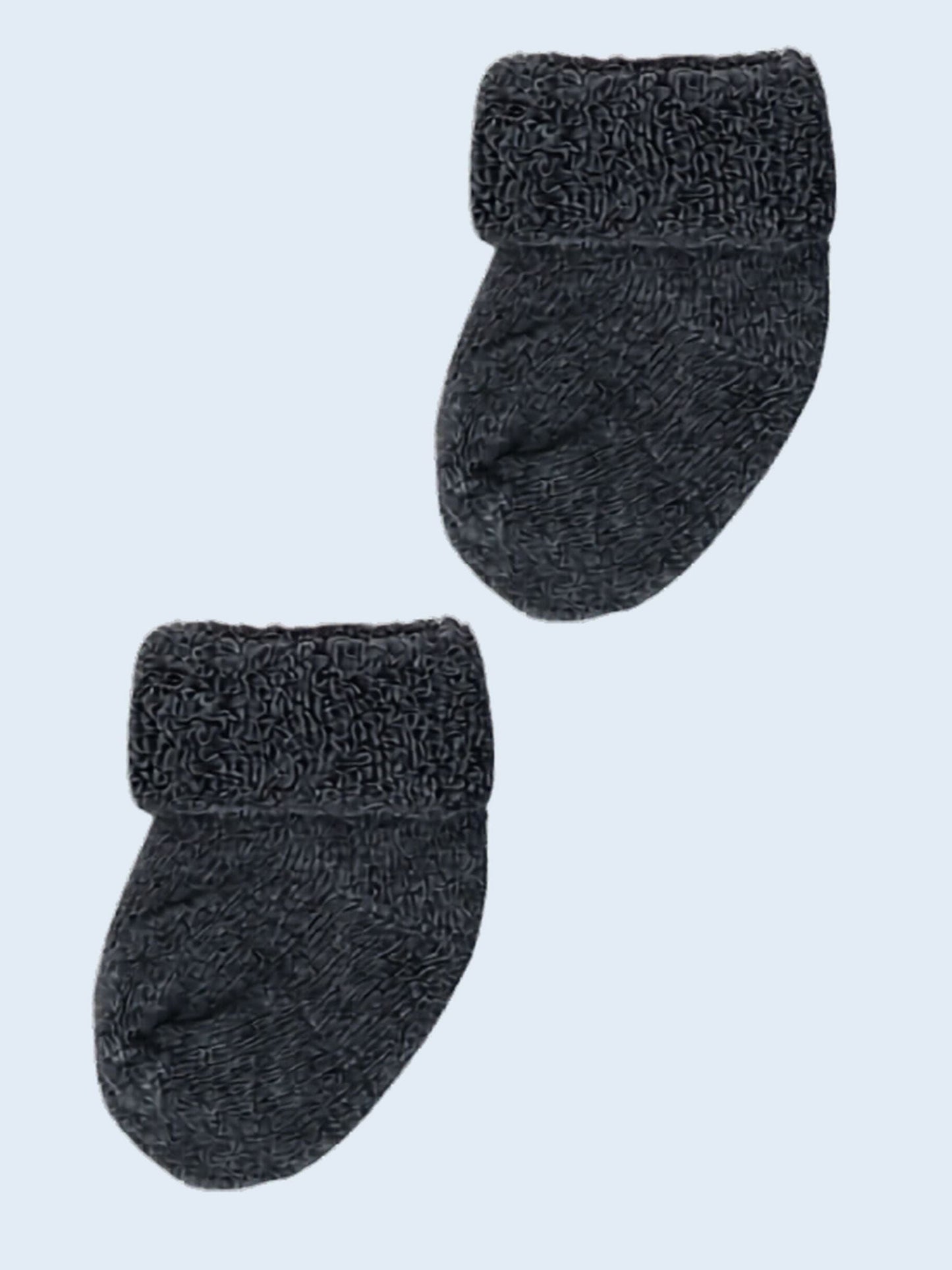Charcoal Stay-on Towelling Premature Baby Socks Little Mouse Baby Clothing & Gifts