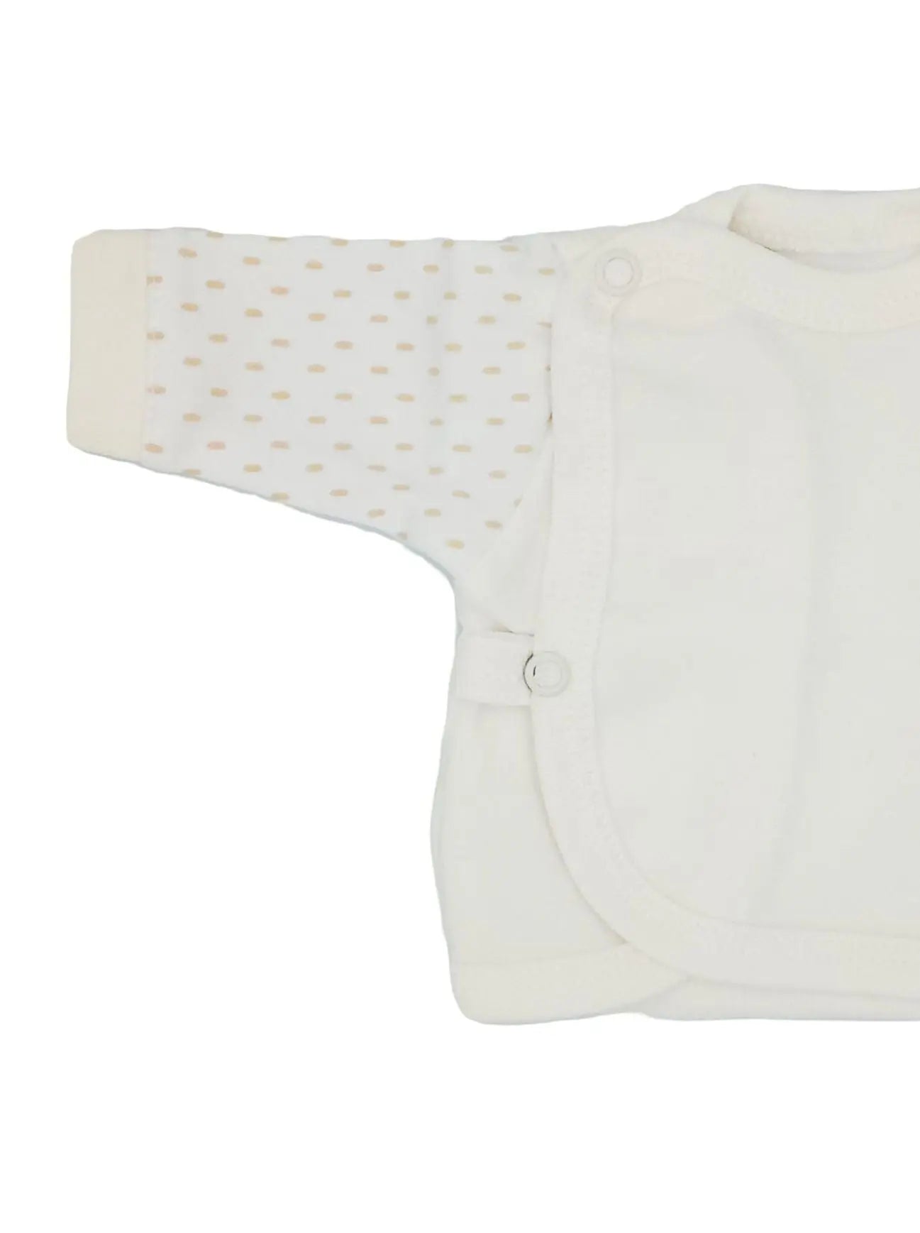 Early Baby Wraparound Top, Cream EEVI