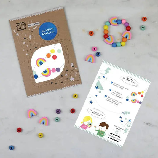 Make Your Own Rainbow Bracelet Sibling Gifts Cotton Twist