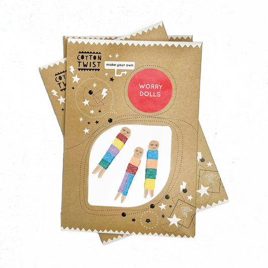 Make Your Own Worry Dolls Sibling Gifts Cotton Twist