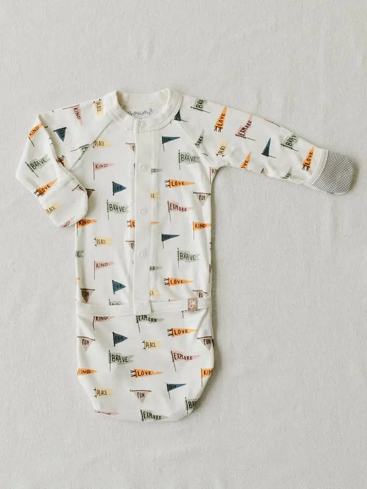 Baby Sleeping Bag / Gown - Affirmations Sleeping Bag Goumikids