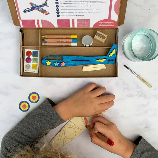 Make Your Own Plane Craft Kit Sibling Gifts Cotton Twist