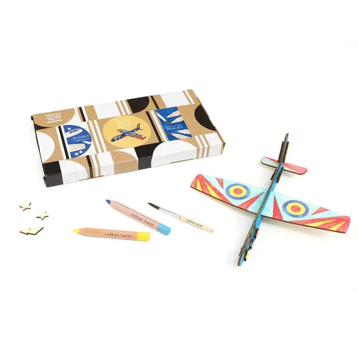 Make Your Own Plane Craft Kit Sibling Gifts Cotton Twist