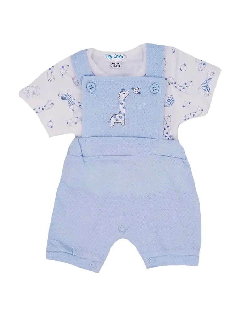 Giraffe Dungarees Set Dungaree Tiny Chick