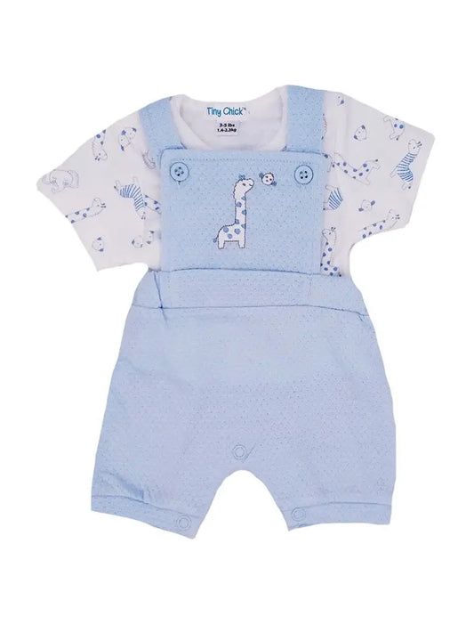 Giraffe Dungarees Set Dungaree Tiny Chick
