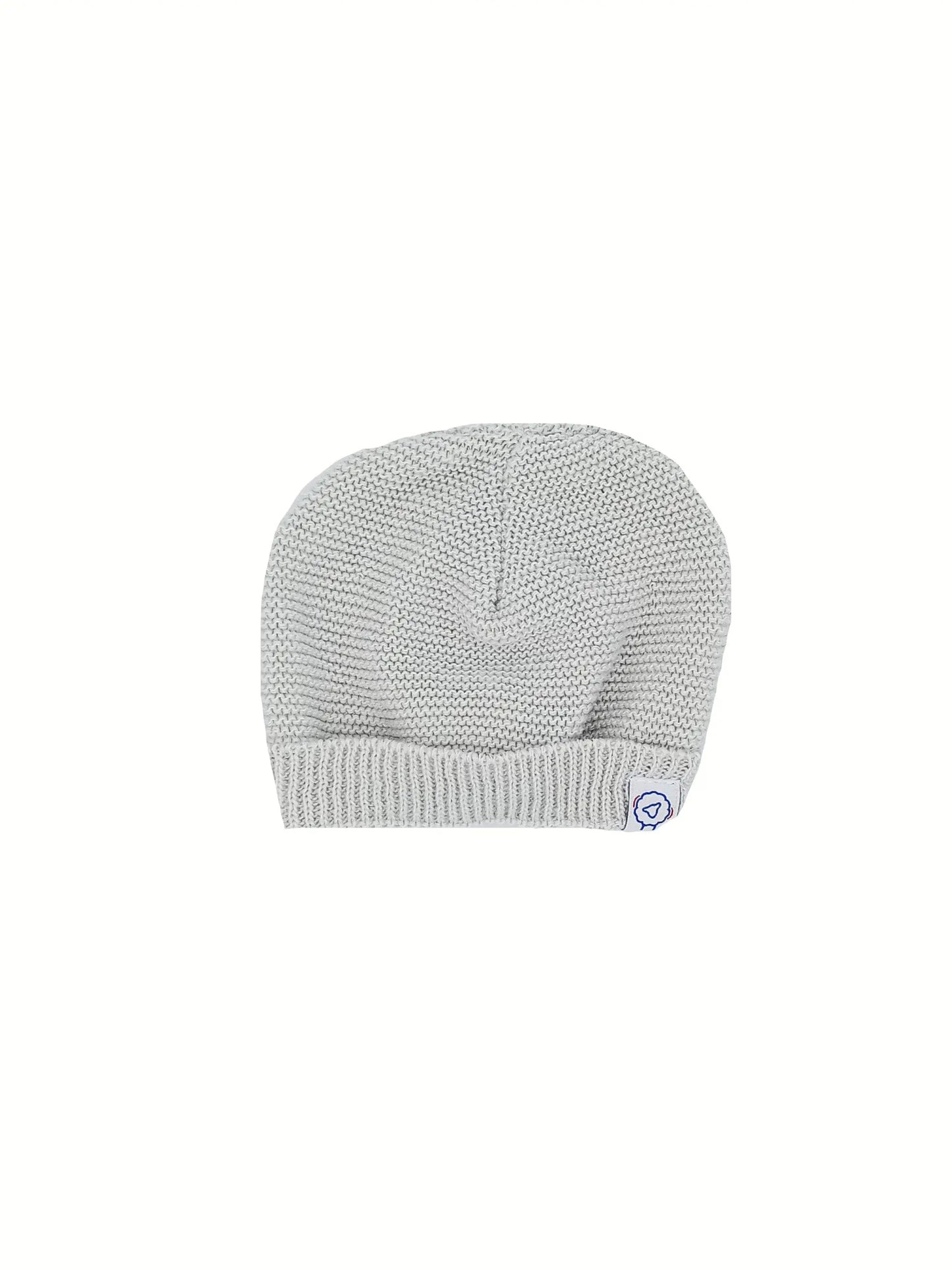 Cotton Knitted Hat - Green/Grey Hat La Manufacture de Layette