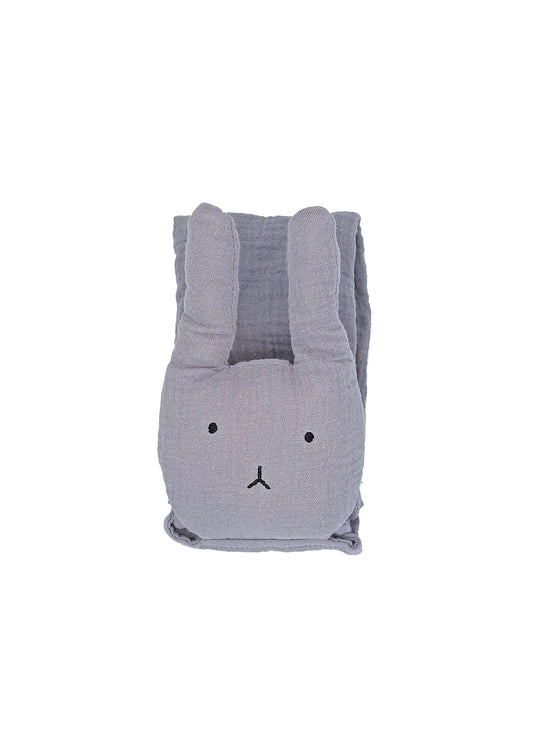Grey 100% Organic Cotton Rabbit Comforter Little Dreamer
