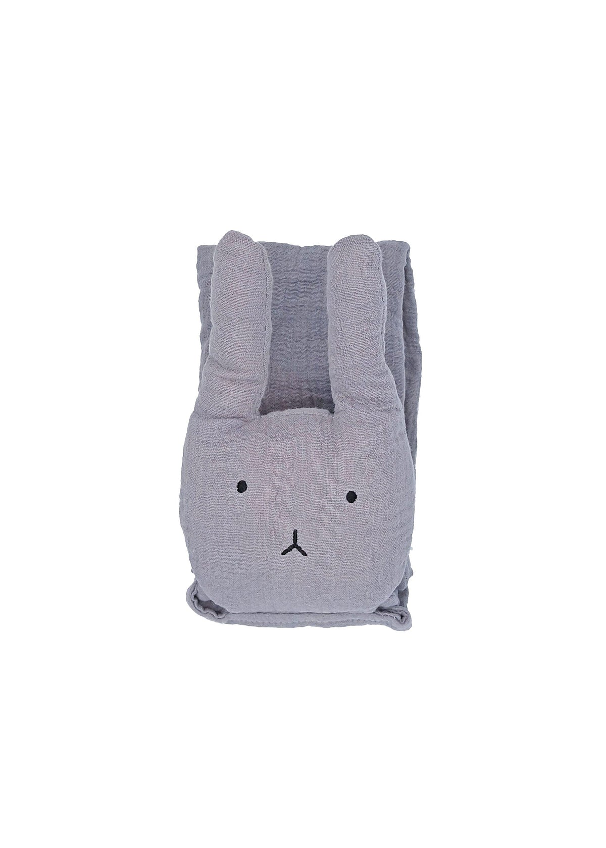 Grey 100% Organic Cotton Rabbit Comforter Little Dreamer