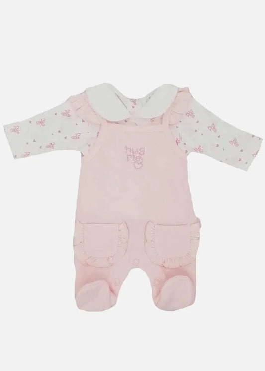 'Hug Me' Dungaree Set Dungaree Tiny Chick