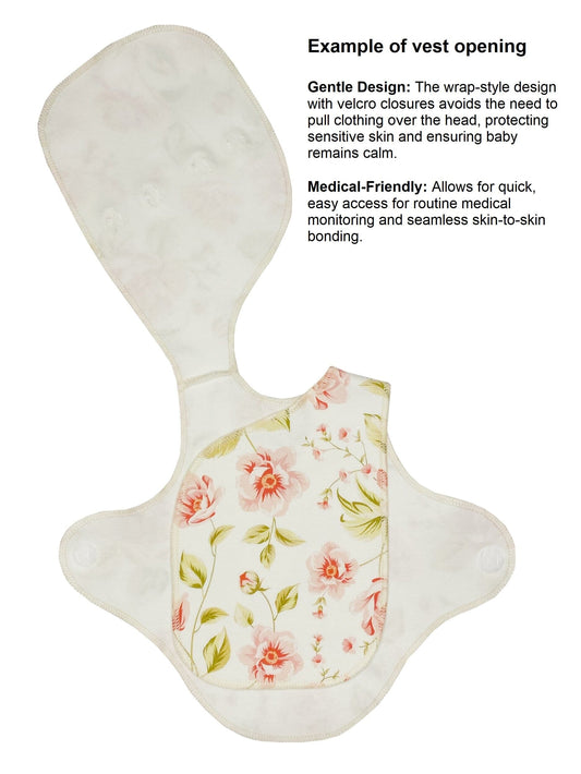 2 Pack Incubator Vests, Organic Cotton, Bumble & Bloom Little Dreamer