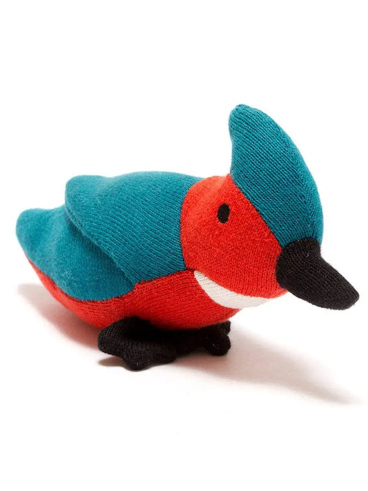 Knitted Cotton Kingfisher Toy Best Years