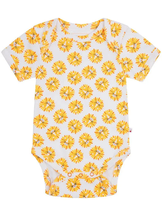 Piccalilly Short Sleeve Baby Bodysuit - Lion Bodysuit / Vest Piccalilly
