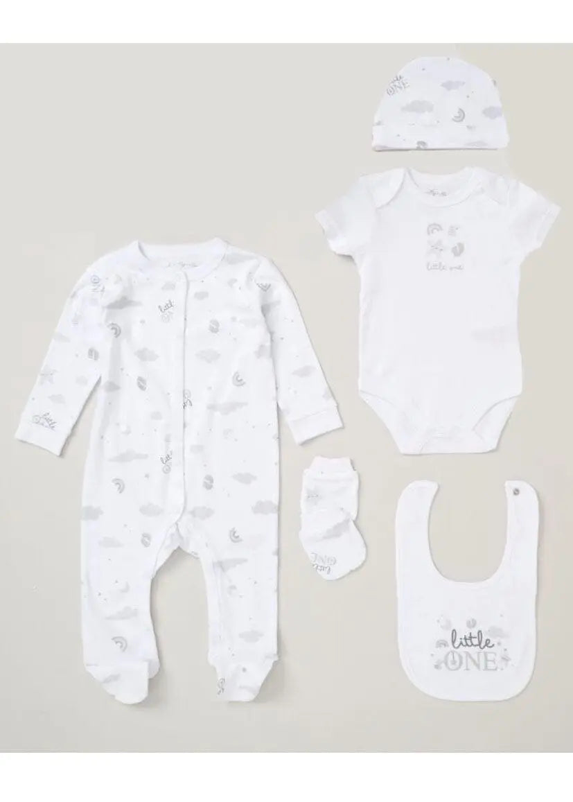 Little One 5 Piece Layette Gift Set Set Rock a Bye Baby