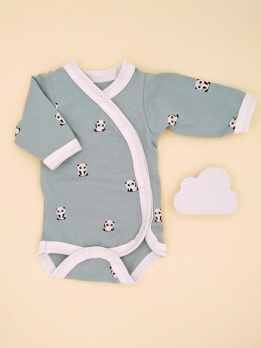 Pandas Gift Box - Bodysuit, Hat & Muslin Gift Set Little Mouse Baby Clothing & Gifts