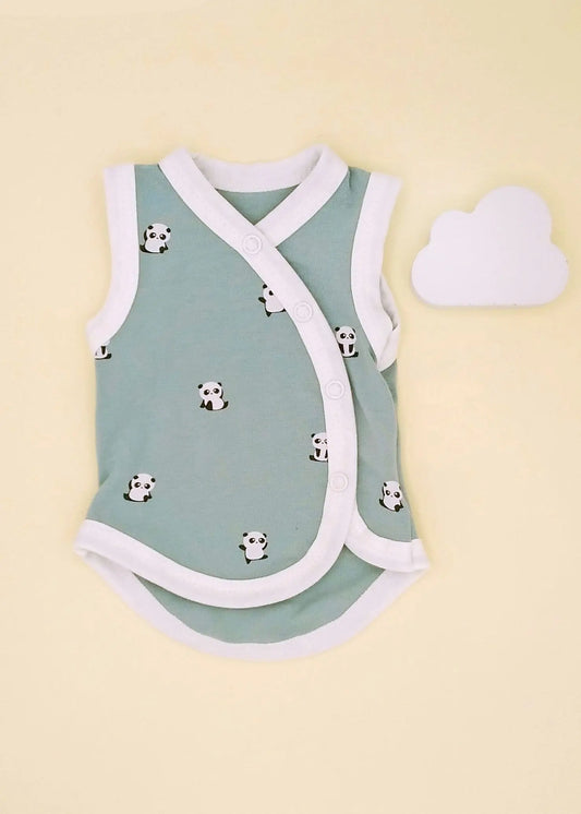 Incubator Vest, Panda Cuddles Bodysuit / Vest Tiny & Small