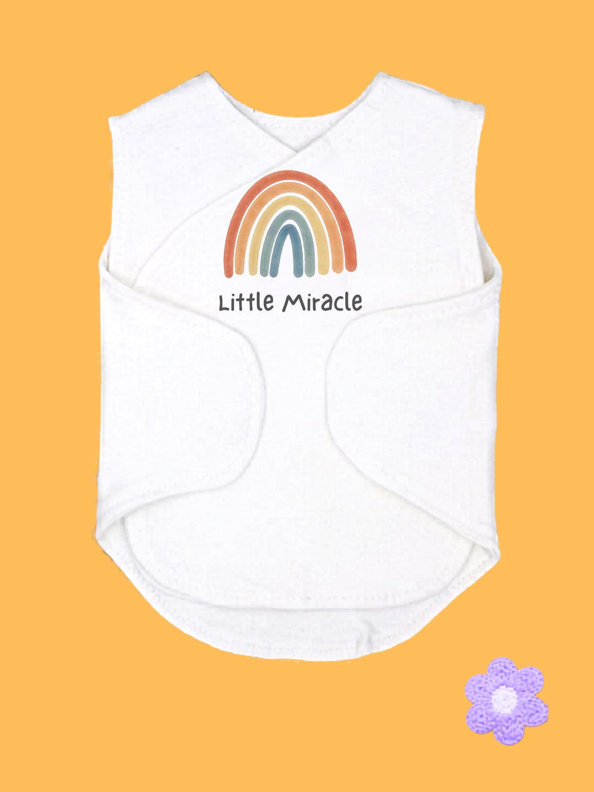 "Little Miracle" incubator vest with velcro closures for premature babies by Little Dreamer