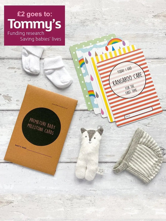 Premature Baby Milestone Cards - £2 Goes To Tommy’s Little Mouse Baby Clothing & Gifts