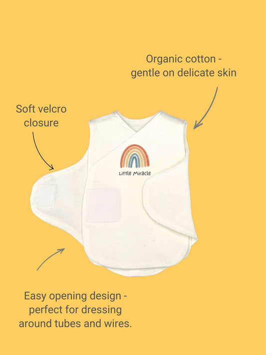'Little Miracle' Incubator Vest With Velcro Closures