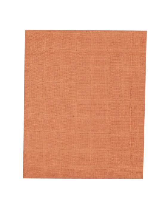 100% Pure Cotton Muslin - 70cm x 70cm - Terracotta Muslin Muslinz