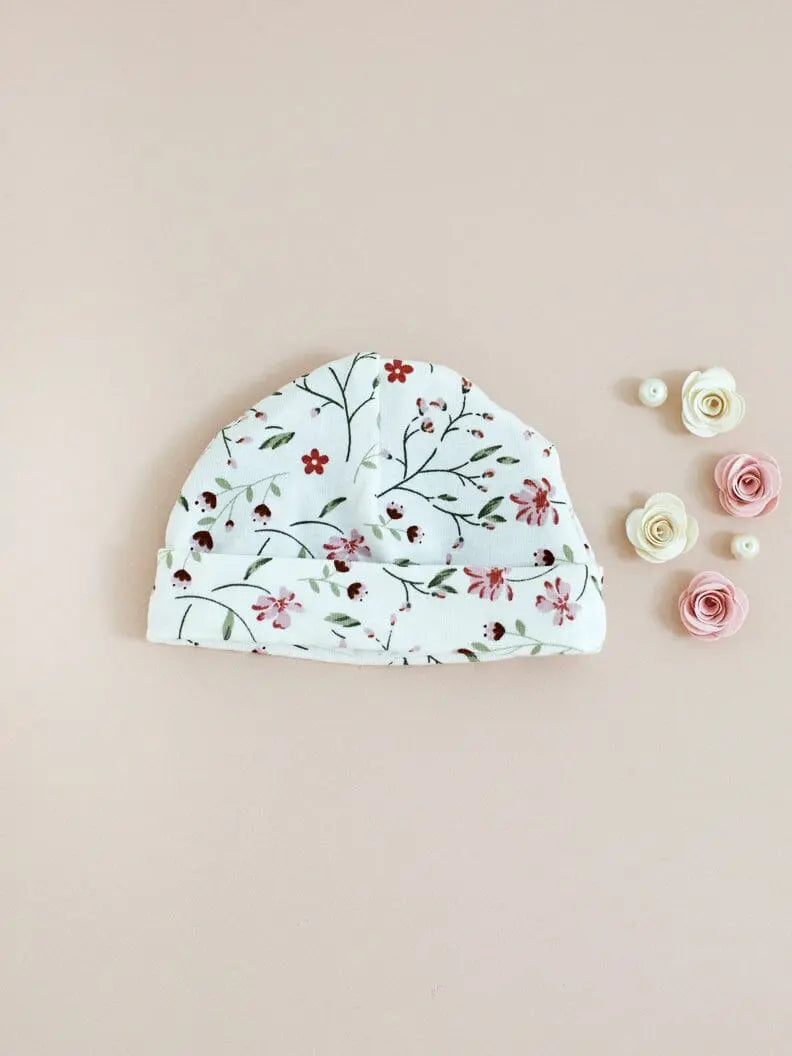 Preemie Round Hat, Blossom Hat Tiny & Small 4-7lb