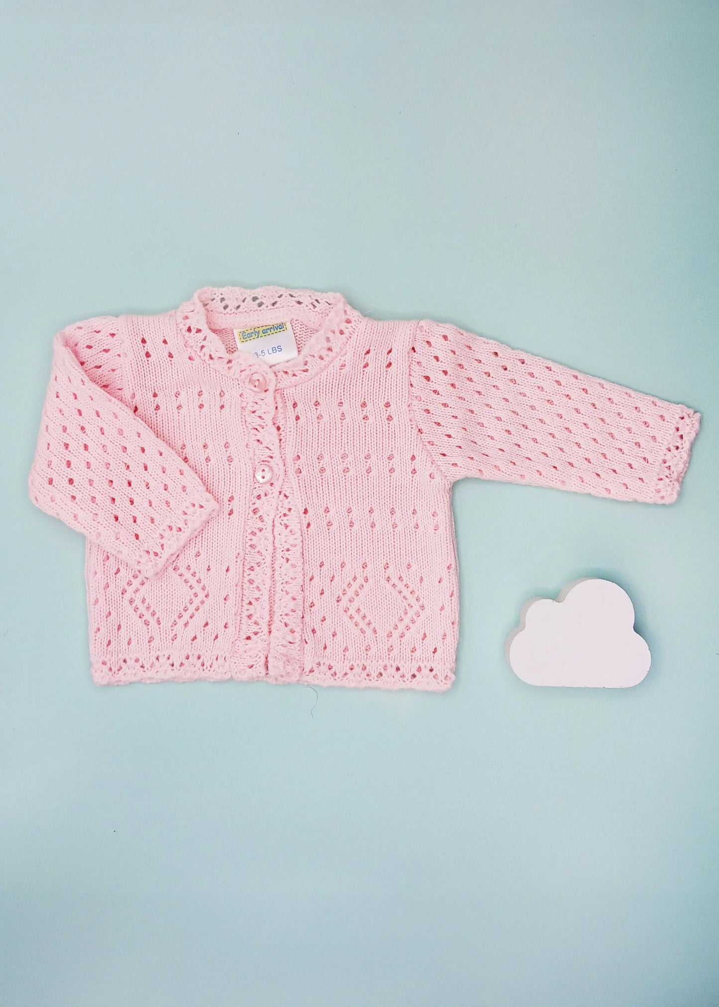 Pink Pointelle Cardigan Cardigan / Jacket Early Arrival