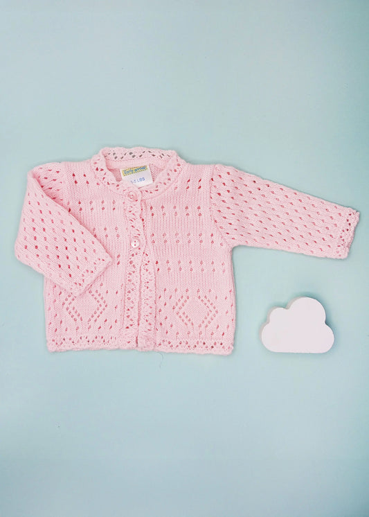 Pink Pointelle Cardigan Cardigan / Jacket Early Arrival