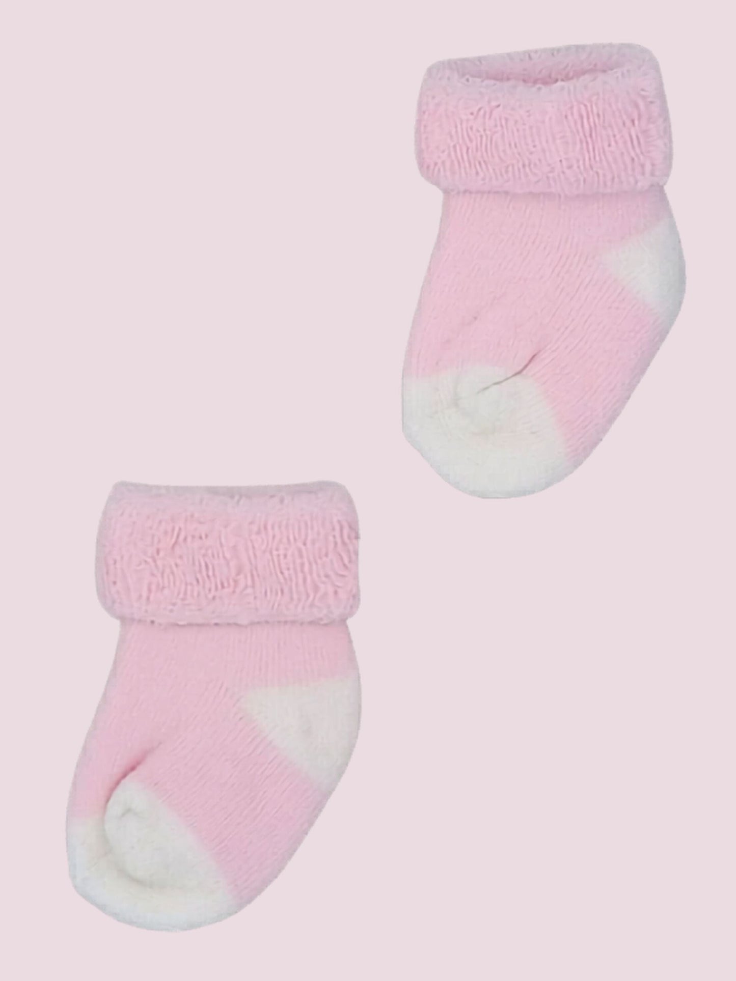 Pink with White toes and heels Stay-on Towelling Premature Baby Socks Little Mouse Baby Clothing & Gifts