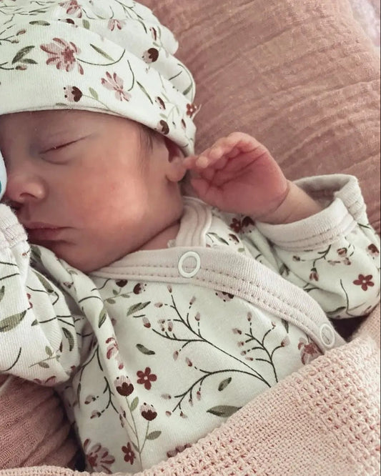 Sleepsuit for Premature Babies, Blossom Sleepsuit / Babygrow Tiny & Small