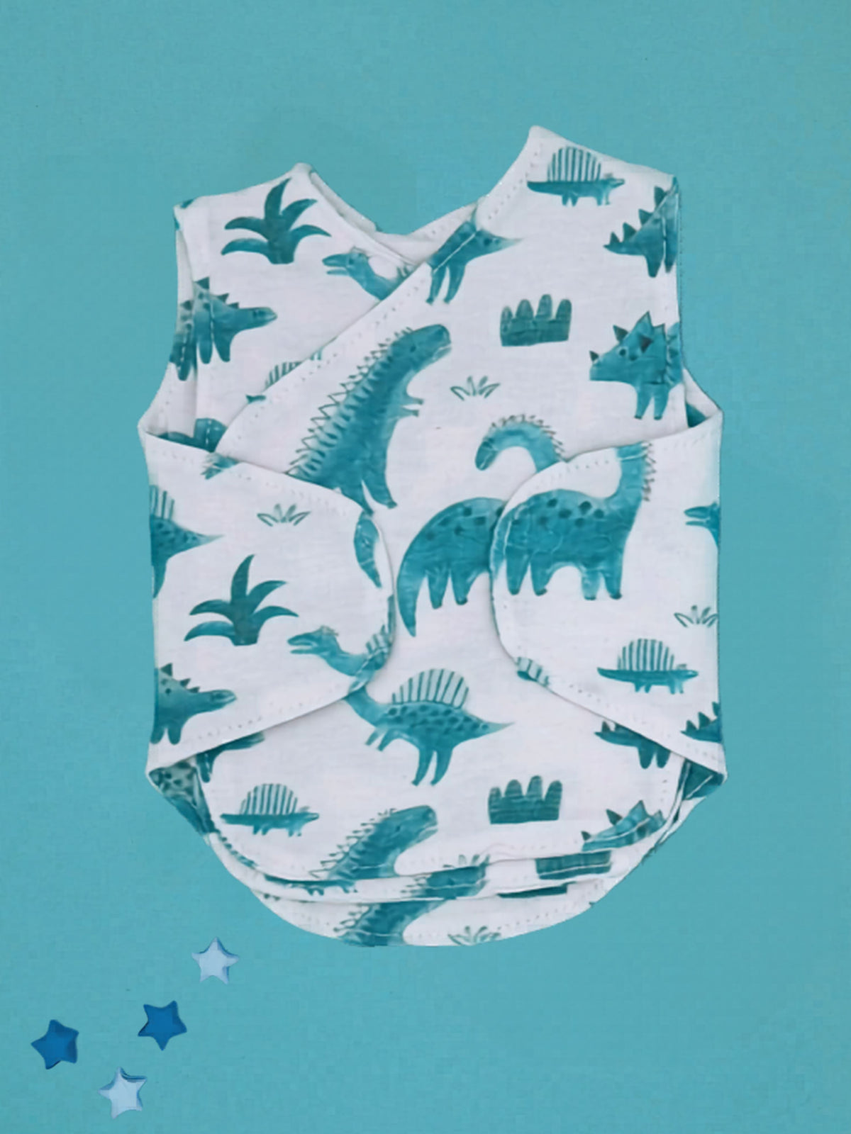 Dinosaur Discovery Gift Box - Incubator Vest, Toy & Muslin Gift Set Little Mouse Baby Clothing & Gifts