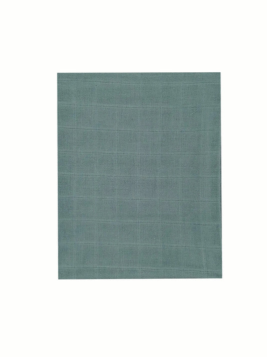 100% Pure Cotton Muslin - 70cm x 70cm - Teal Muslin Muslinz