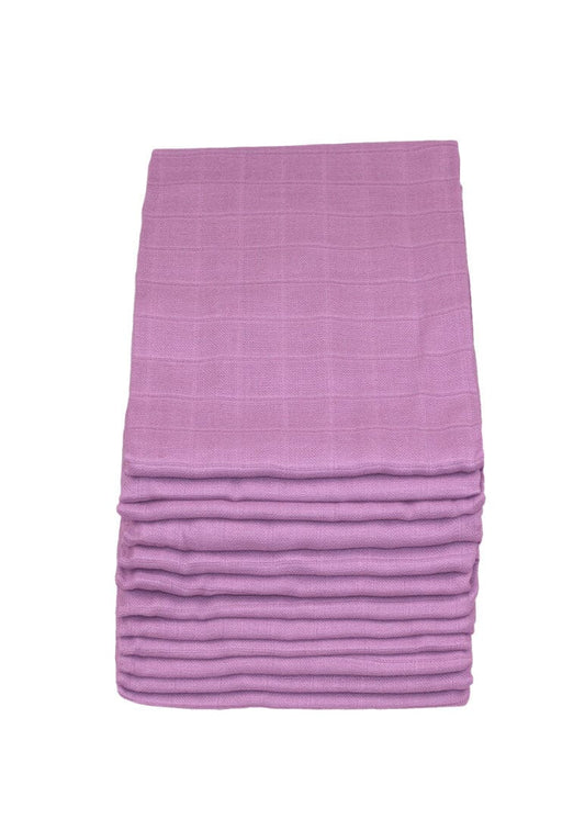 100% Pure Cotton Muslin - 70cm x 70cm - Violet (One Muslin) Muslin Muslinz