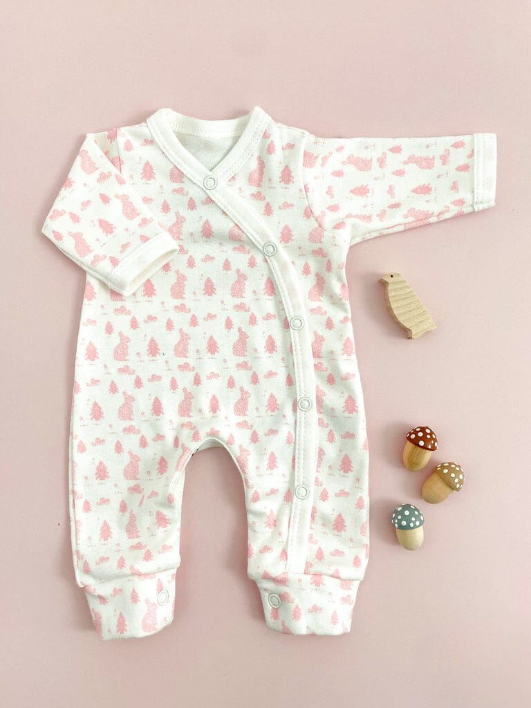 Mummy & Baby Girl Gift Box - Sleepsuit, Teddy, Bath Soak & Card (4-7lbs) - gift set - Tiny & Small