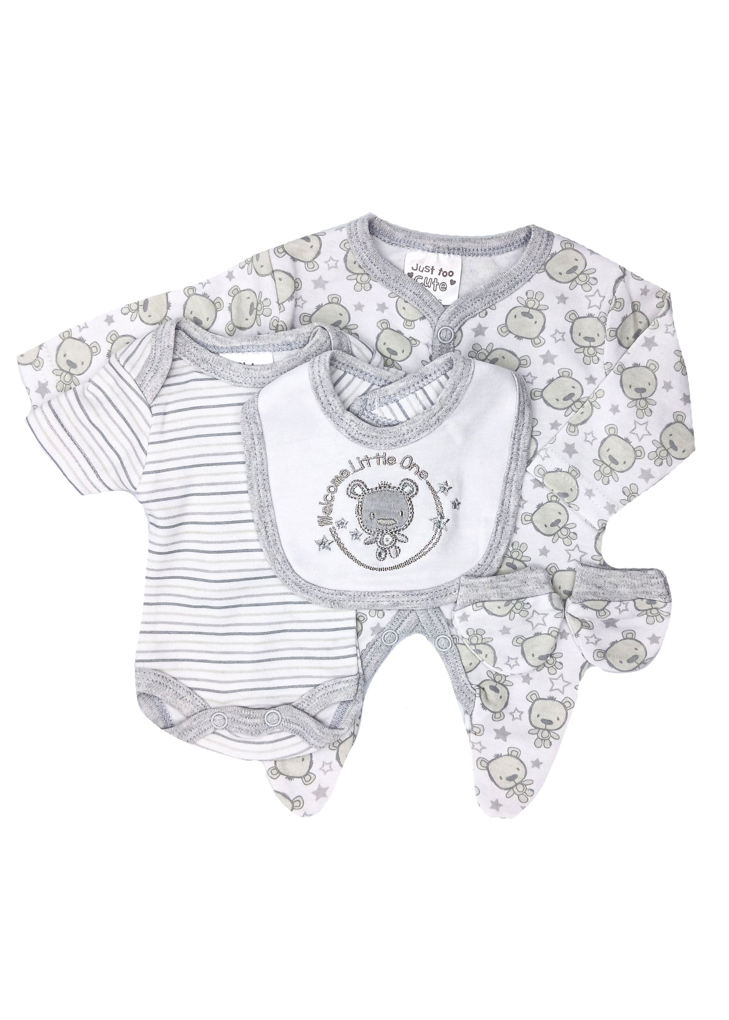 Welcome Little One 4 piece set Outfit Just too Cute