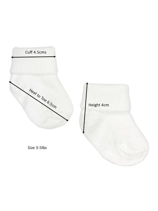 White Premature Baby Socks Socks Little Mouse Baby Clothing & Gifts