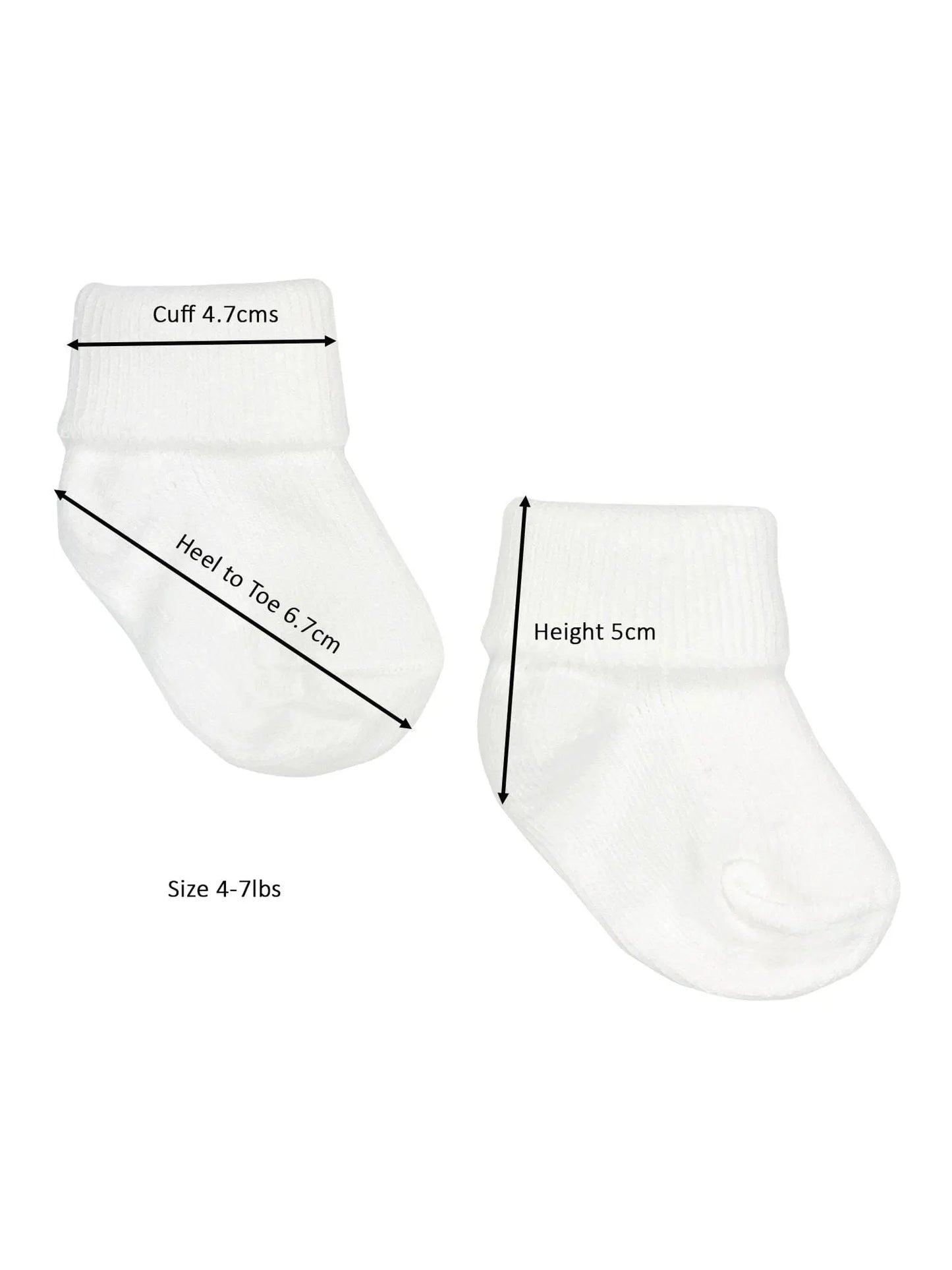 White Premature Baby Socks Socks Little Mouse Baby Clothing & Gifts