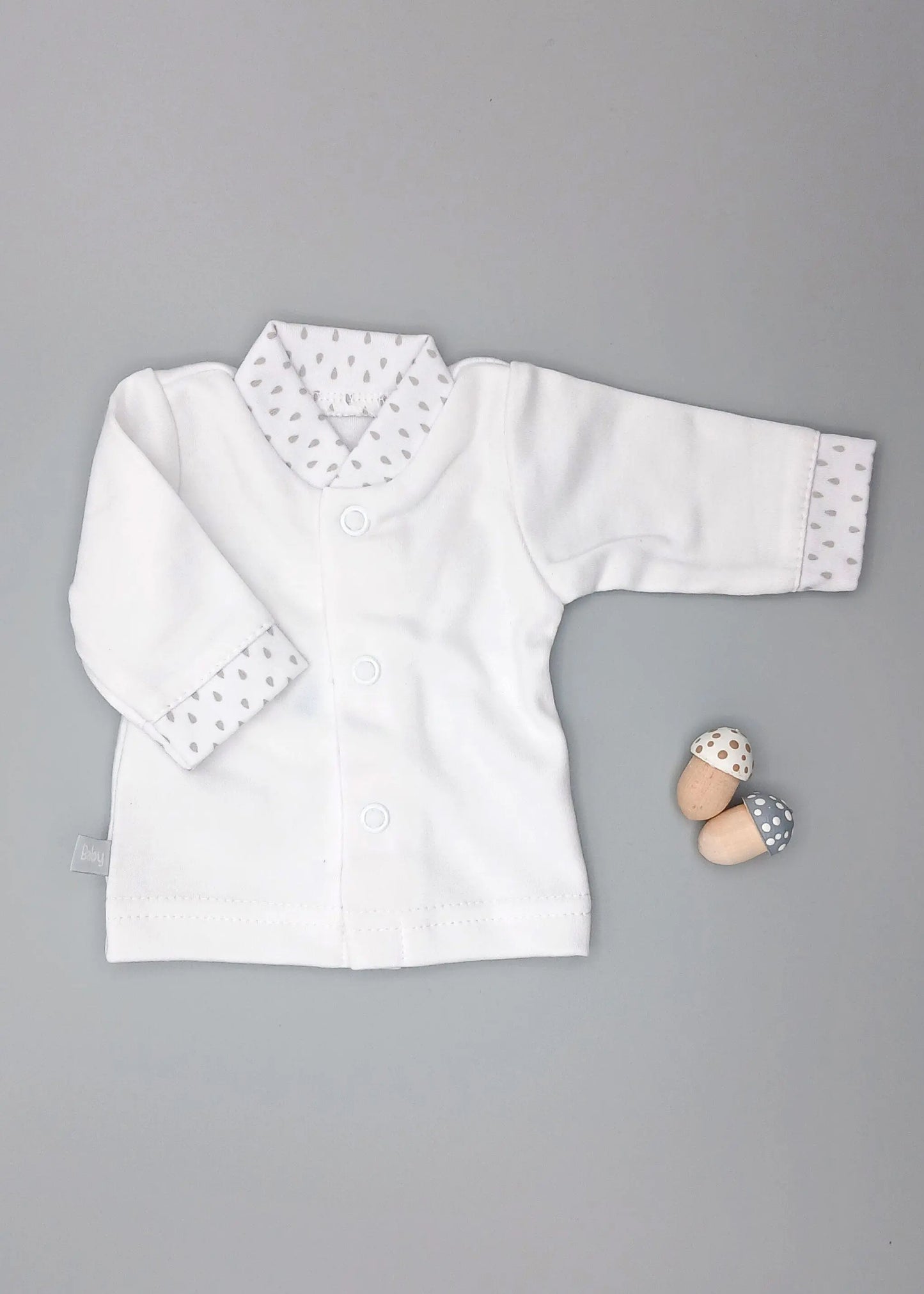 Early Baby Long Sleeved Top, White Top / T-shirt EEVI