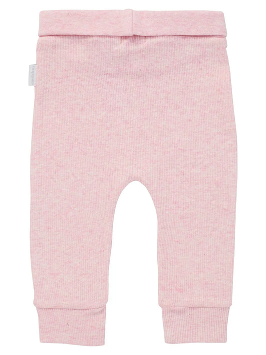 Luxury Organic Ribbed Trousers - Pink Trousers / Leggings Noppies