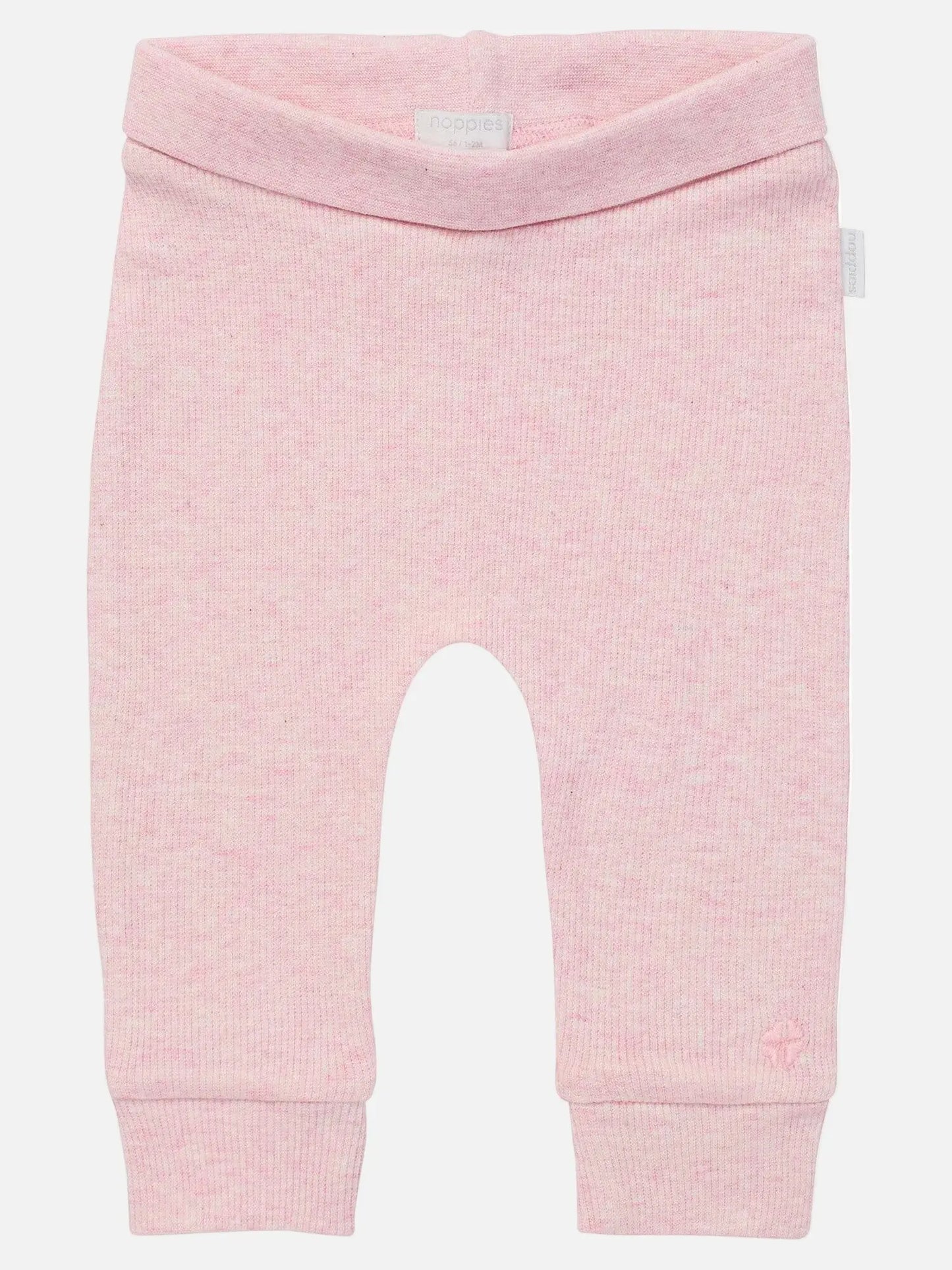 Luxury Organic Ribbed Trousers - Pink Trousers / Leggings Noppies