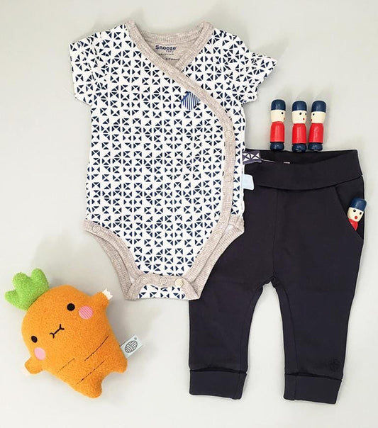 Soft Jersey Trousers - Navy Trousers / Leggings Noppies
