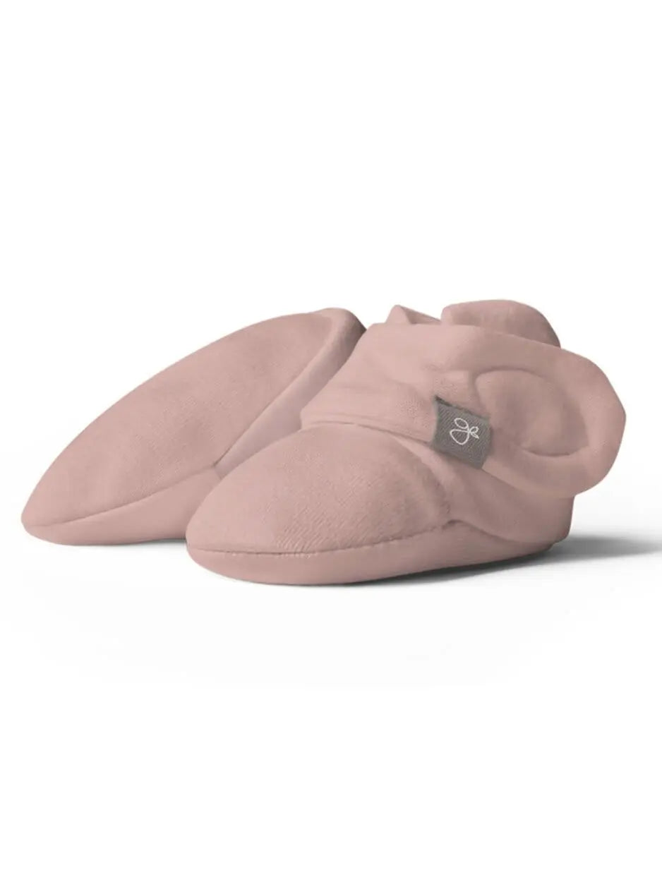 Stay-on Baby Boots, Dusty Pink Booties Goumikids