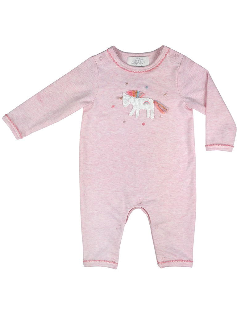 Crochet Unicorn Babygrow - Sleepsuit / Babygrow - Albetta UK