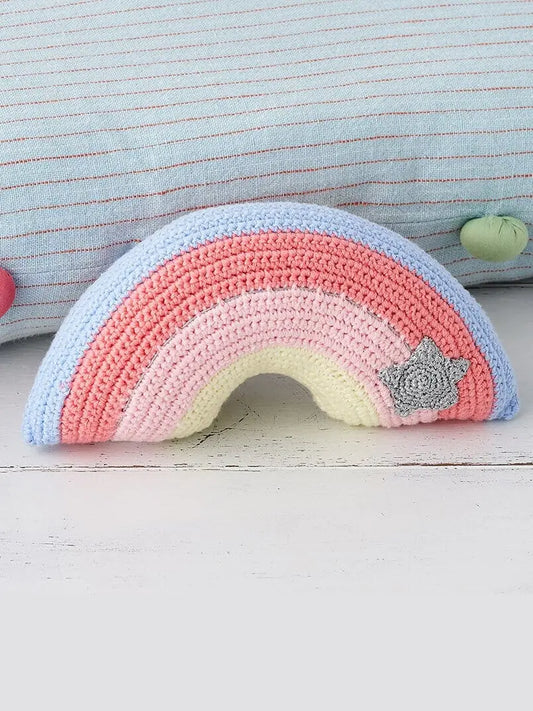 Crochet Rainbow Rattle / Toy - Albetta Premium Rattle Albetta UK