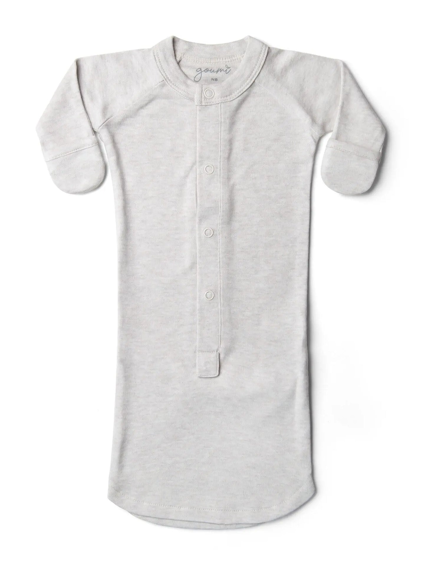 Baby Sleeping Sack / Gown - Marl Grey Sleeping Bag Goumikids