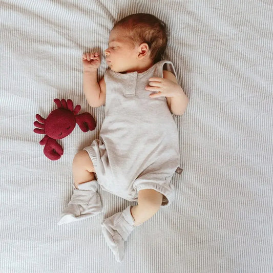 Stay-on Baby Boots, Mist Grey Booties Goumikids