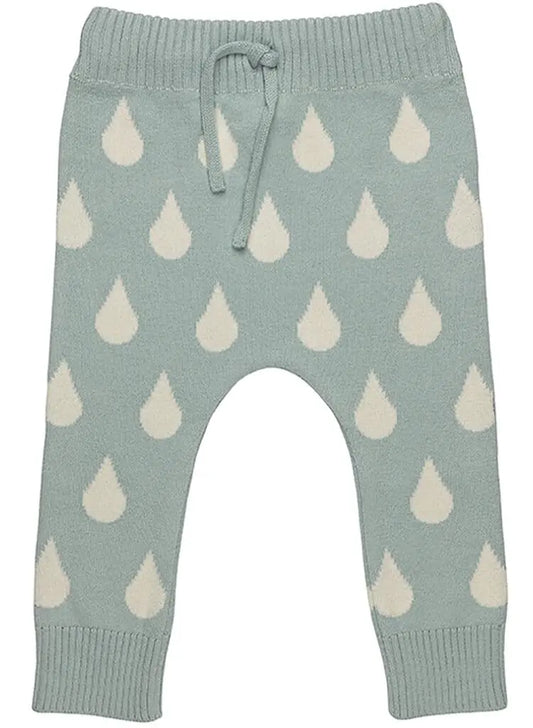 GOTS Certified Organic Knitted Big Drop Trousers Trousers / Leggings Huggee