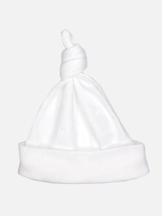 White Knotted Premature Baby Hat Hat Little Mouse Baby Clothing & Gifts