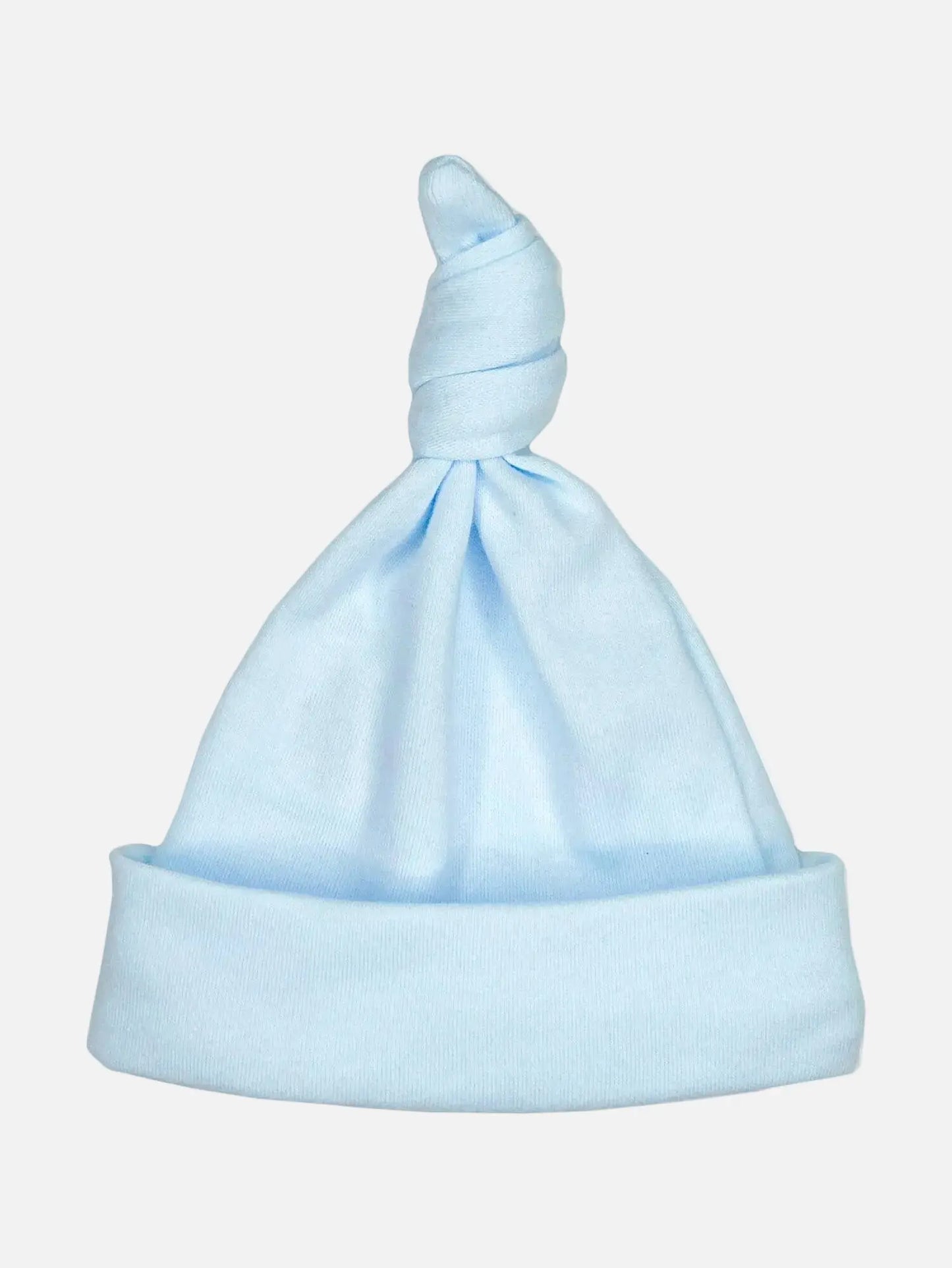 Premature Baby Hat, Light Blue, Knotted Hat Little Mouse Baby Clothing & Gifts